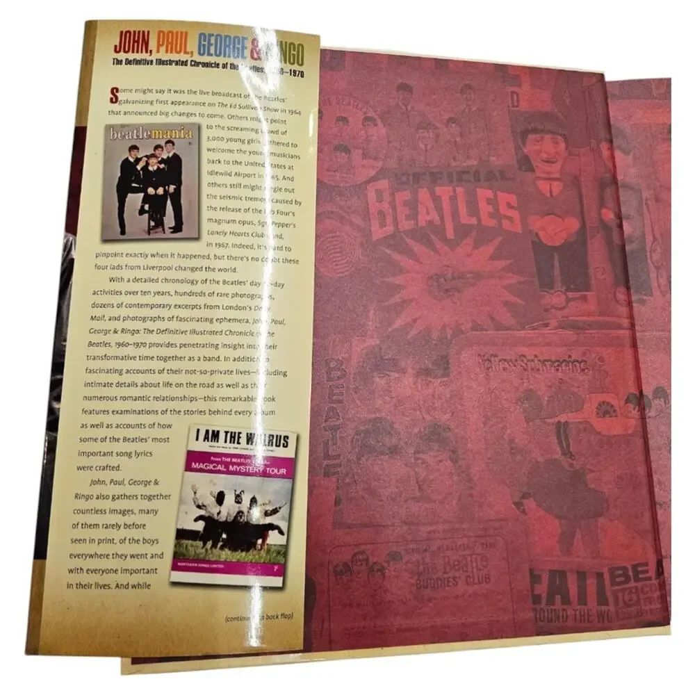 JOHN, PAUL, GEORGE & RINGO Illustrated Chronicle of The Beatles 1960-1970